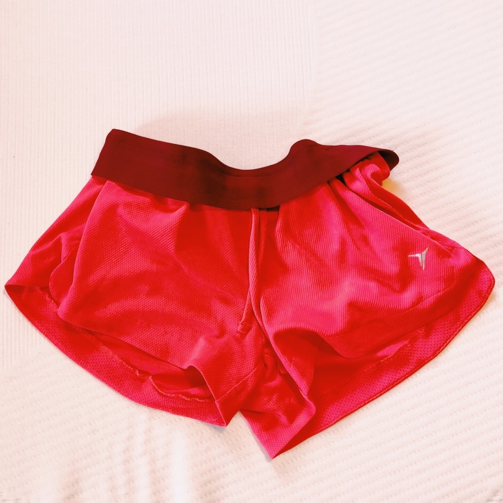 Neon Orange Gym Shorts